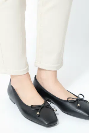 בלרינה עם קשירה Carla | שחור – NY-700-BLACK