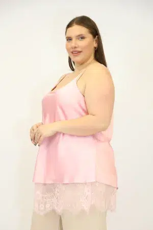 גופייה סטאן תחרה Coralie | צבע גוף