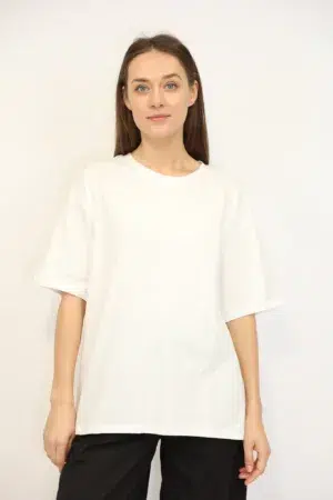 טי שירט Manon | לבן – IV-PR8008-WHITE