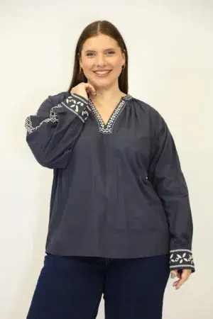 חולצה Laura | כחול