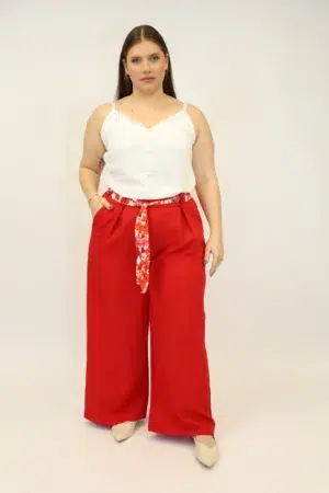 מכנסיים Candice | אדום – MLY-2306-RED