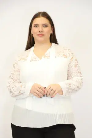 חולצה Jessica | לבן – MLY-3778-WHITE