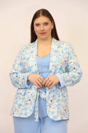 בלייזר Cindy | כחול – MLY-6099-1-BLUE