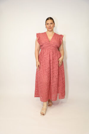 שמלה מקסי Vicky | ורוד – BO-781-5-1396-ROSE