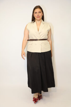 חצאית Capucine | שחור – CHR-AB050-BLACK