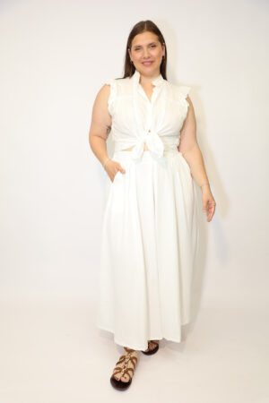 חצאית Capucine | לבן – CHR-AB050-WHITE