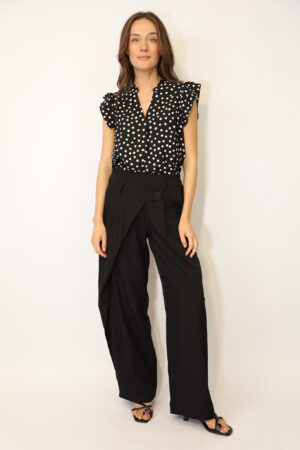 מכנסיים Romy | שחור – IV-PR90504-BLACK