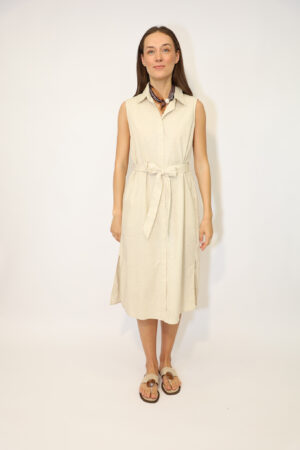שמלה חולצה Florine | בז – ML-M1362-BEIGE