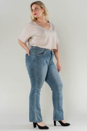 מכנסי גינס Straight Mila | כחול