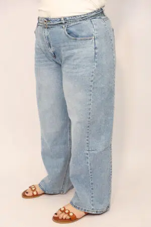 גינס בלון עם חגורה Celine
