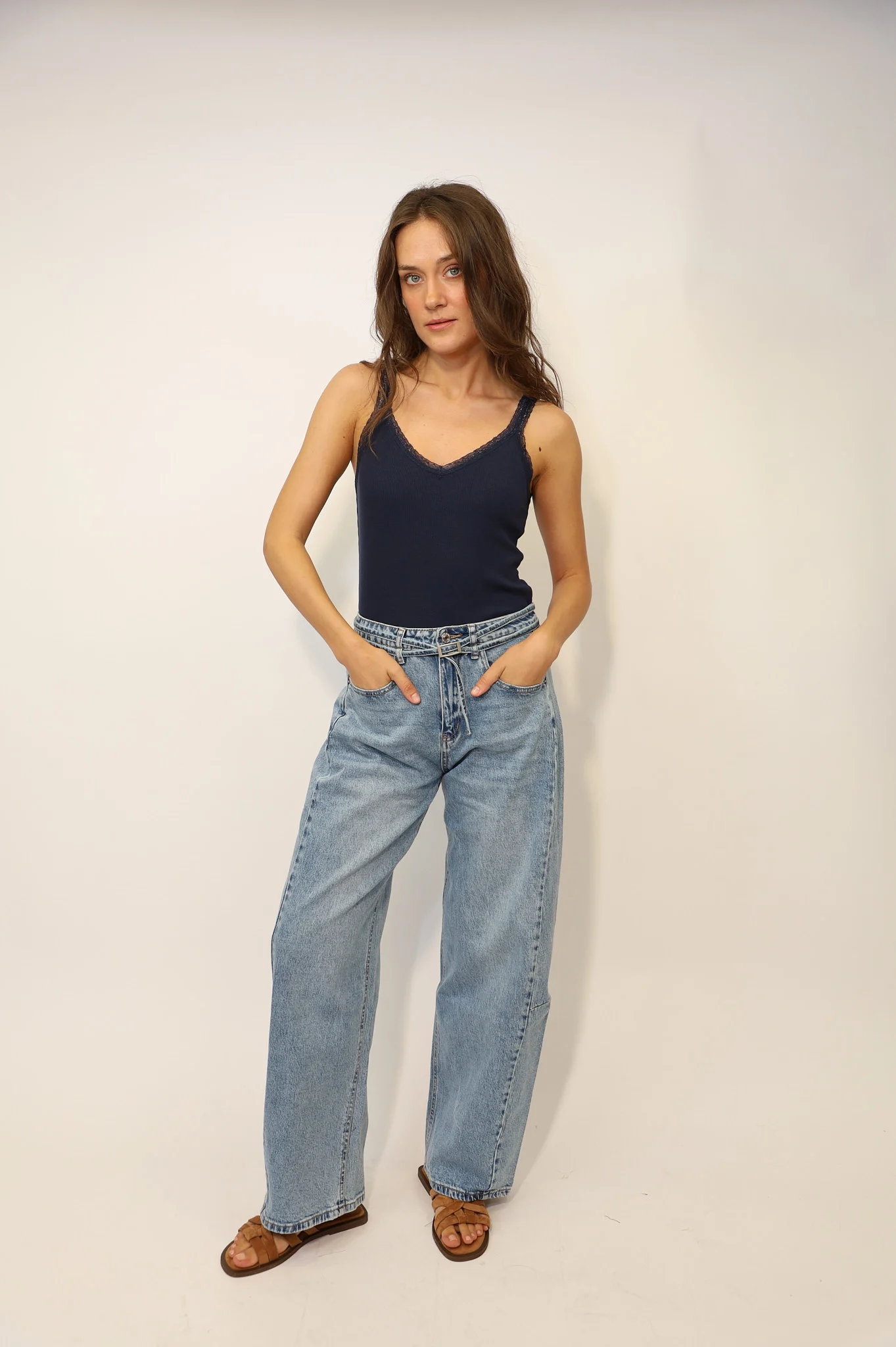 גינס בלון עם חגורה Celine – MON-T116