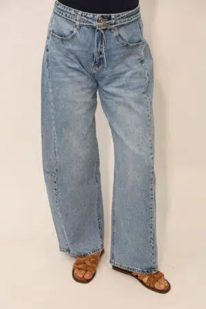גינס בלון עם חגורה Celine