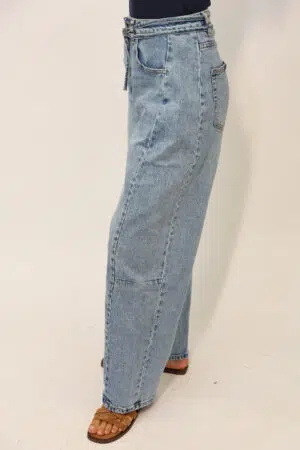 גינס בלון עם חגורה Celine
